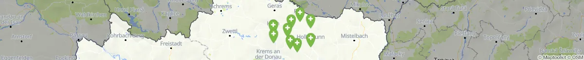 Map view for Pharmacies emergency services nearby Pulkau (Hollabrunn, Niederösterreich)